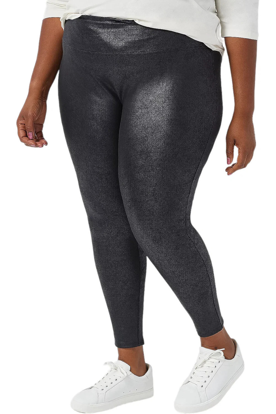 All Worthy Hunter McGrady The Ultimate Faux Leather Legging Black - Tall